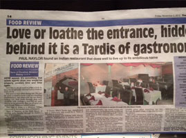 Taste of Paradise Indian Food